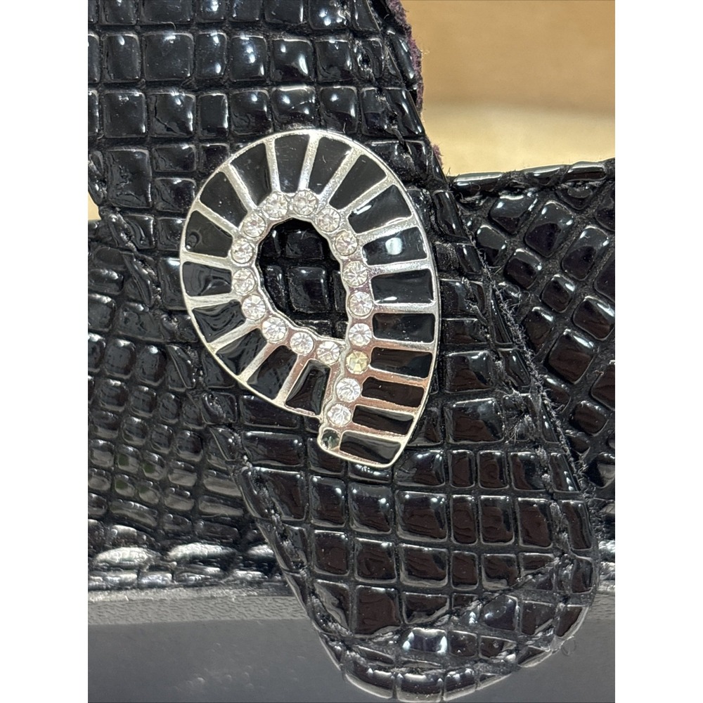 Alegria Paloma Patent Leather Black Comfort Mary Jane Shoe Sz EU 39 US Sz 9 - Picture 11 of 11